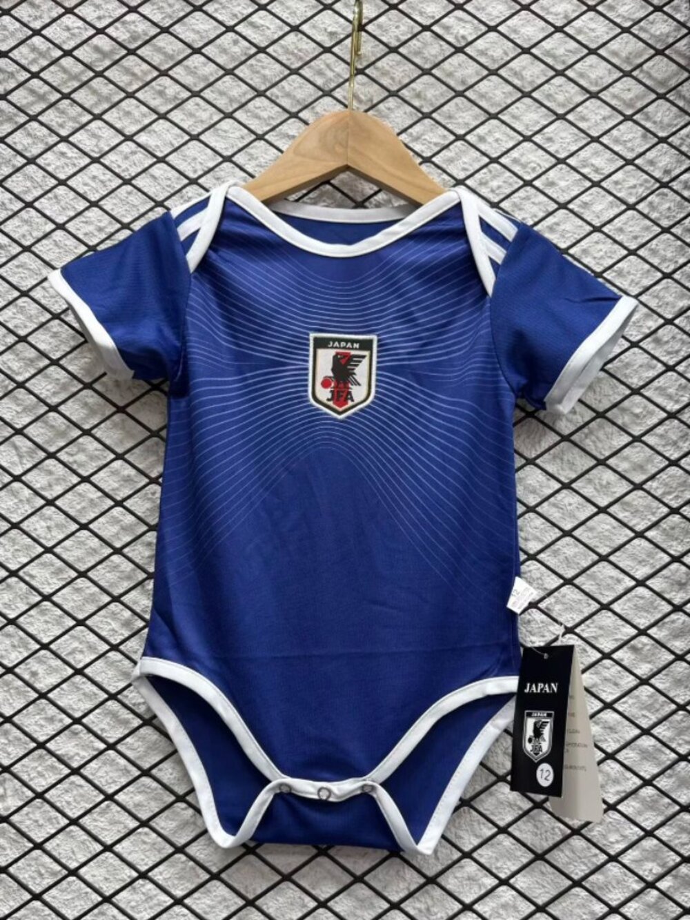Baby Japan Football Federation Soccer Gear Bodysuit Ngắn gọn, dễ tìm kiếm: